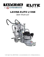 Superabrasive LAVINA ELITE L13GE User Manual preview