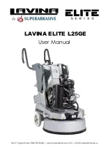 Preview for 1 page of Superabrasive LAVINA ELITE L25GE User Manual