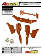 SuperATV 3 inch Lift Kit Installation Instructions Manual предпросмотр