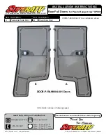 Preview for 12 page of SuperATV DOOR-P-RAN900-001 Installation Instructions Manual