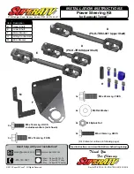 Preview for 1 page of SuperATV Kawasaki Teryx4 Power Steering Kit Installation Instructions Manual