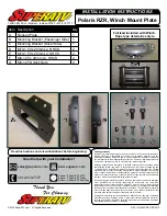 SuperATV Polaris RZR Installation Instructions preview