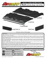 Preview for 1 page of SuperATV ROOF-P-RAN9004 Installation Instructions Manual