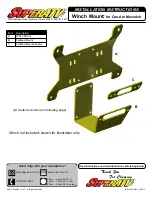 SuperATV WM-CA-MAV Installation Instructions Manual предпросмотр