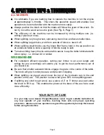 Preview for 9 page of Superaxe WS300 Operator'S Manual