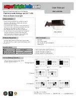 superbrightleds DDAL-SW3B Series User Manual preview