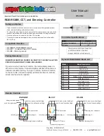 Предварительный просмотр 1 страницы superbrightleds DS-CO4 User Manual