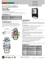 Preview for 1 page of superbrightleds FL-RGB Series User Manual