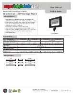 Предварительный просмотр 1 страницы superbrightleds FLCKM Series User Manual