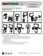 Предварительный просмотр 2 страницы superbrightleds FLCKM Series User Manual