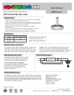 superbrightleds HBR3 Series User Manual preview