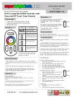 superbrightleds LDRF-RGBW6-TC4 Instruction Sheet preview