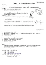 Preview for 1 page of superbrightleds LPIR-5A Instructions