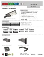 superbrightleds PLLD4 Series User Manual preview