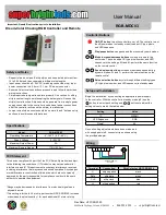 Предварительный просмотр 1 страницы superbrightleds RGB-MDC83 User Manual