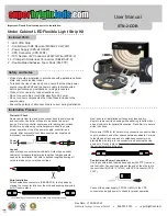 Preview for 1 page of superbrightleds STN-2-COB User Manual