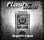 Preview for 1 page of Superchips Flashcal Manual