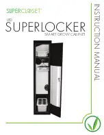 SuperCloset SUPERLOCKER Instruction Manual preview