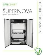 SuperCloset SuperNova Instruction Manual preview