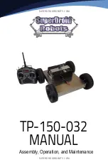 SuperDroid Robots TP-150-032 Manual preview