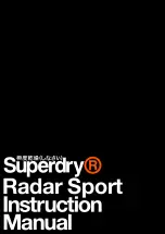 Superdry Radar Sport Instruction Manual preview