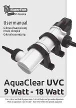 Preview for 1 page of SuperFish AquaClear UVC 18 Watt User Manual