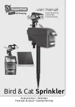 SuperFish Bird & Cat Sprinkler User Manual preview