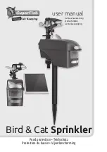 Preview for 1 page of SuperFish Bird & Cat Sprinkler User Manual