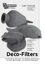 Preview for 1 page of SuperFish Deco-Filter Amphora User Manual