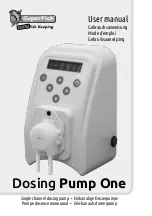 SuperFish Dosing Pump One User Manual предпросмотр