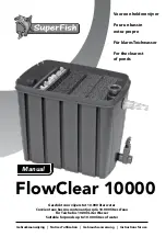 SuperFish FlowClear 10000 Manual preview