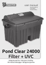 SuperFish Pond Clear 24000 User Manual preview
