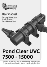 SuperFish Pond Clear UVC 15000 User Manual preview