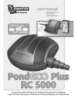 Предварительный просмотр 1 страницы SuperFish Pondeco Plus RC 500 User Manual