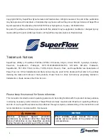 Предварительный просмотр 2 страницы SuperFlow SF-1020I Operator'S Manual