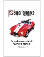 Предварительный просмотр 1 страницы Superformance Mk III Owner'S Manual