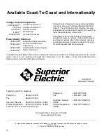 Preview for 12 page of Superior Electric FRM2000-1 Instructions Manual