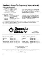 Предварительный просмотр 26 страницы Superior Electric STABILINE WHR34 T Series Instructions Manual