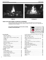 Предварительный просмотр 4 страницы Superior Fireplaces DRC3000 Series Installation And Operation Instructions Manual