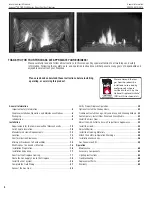 Предварительный просмотр 4 страницы Superior Fireplaces DRC3500 Installation & Operation Instructions