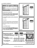 Preview for 14 page of Superior Fireplaces DRI2530TEN Additional Instructions For Installation And Operation