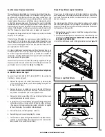 Preview for 17 page of Superior Fireplaces DRI2530TEN Additional Instructions For Installation And Operation