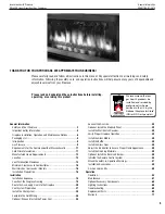 Предварительный просмотр 5 страницы Superior Fireplaces DRL6500 Installation And Operation Instruction Manual