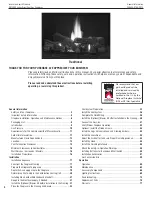 Предварительный просмотр 4 страницы Superior Fireplaces DRT3000 Series Installation And Operation Instructions Manual