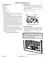 Предварительный просмотр 17 страницы Superior Fireplaces F0600 Installation And Operation Instruction Manual