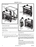 Предварительный просмотр 12 страницы Superior Fireplaces F4106 Installation And Operation Instructions Manual