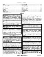 Preview for 2 page of Superior Fireplaces LMF30GT Assembly, Installation And Operation Instructions