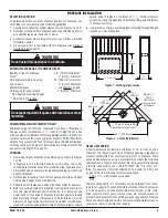 Предварительный просмотр 5 страницы Superior Fireplaces MHWB36CB Installation And Operation Instructions Manual