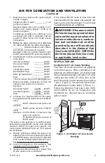 Предварительный просмотр 9 страницы Superior Fireplaces P127026-01 Installation And Operation Instruction Manual