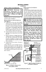 Предварительный просмотр 11 страницы Superior Fireplaces P127026-01 Installation And Operation Instruction Manual